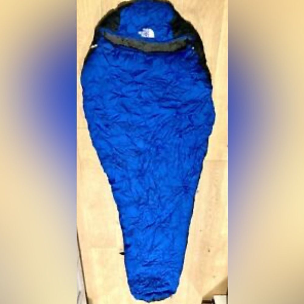 Vintage North Face Blue Mummy Sleeping Bag